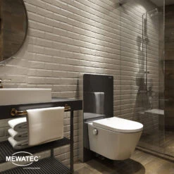 EasyUp Dusch-WC Premium, Wandhängend -Badmöbel Verkäufe mewatec dusch wcs easyup komplettanlage premium 6862674