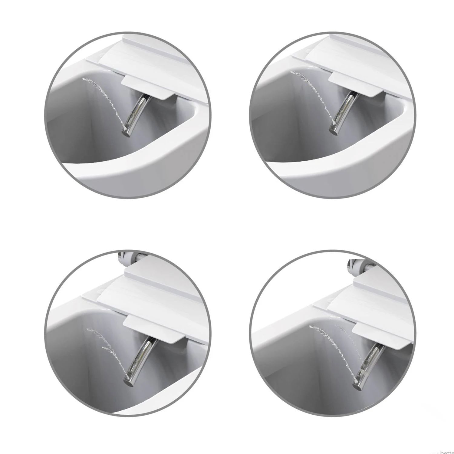 Memphis Dusch-WC Komplettset Basic Inkl. Spülwand, Bodenstehend 7 Memphis Dusch-WC Komplettset Basic Inkl. Spülwand, Bodenstehend – Bild 7