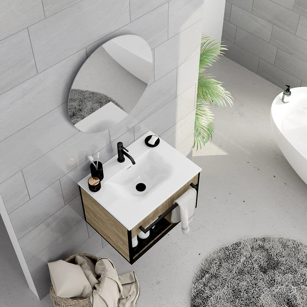 Pianura Giulia Badmöbel Set 61 Cm Mit Spiegel 2 Pianura Giulia Badmöbel Set 61 Cm Mit Spiegel – Bild 2