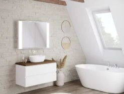 Pianura Stella Badmöbel Set 100,5 Cm Mit LED-Spiegelschrank -Badmöbel Verkäufe pianura stella badmoebel sets 100 5 10232504