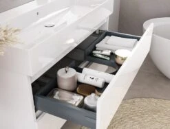 Pianura Stella Badmöbel Set 102 Cm Mit LED-Spiegelschrank, Ohne Hahnloch -Badmöbel Verkäufe pianura stella badmoebel sets 100 cm 10249607