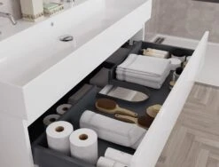 Pianura Stella Badmöbel Set 122 Cm Mit LED-Spiegelschrank, Mit 2 Hahnlöchern -Badmöbel Verkäufe pianura stella badmoebel sets 121 cm 10249712