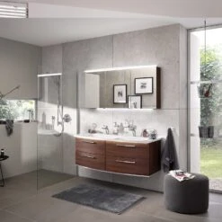 Puris B • Bright Dekorplatte Mit Chromkante 99,4 Cm, Rund -Badmöbel Verkäufe puris b collection bright zubehoer 6009499