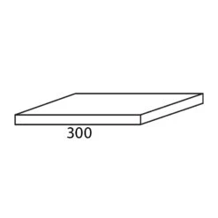 Sanipa 3way Abdeckplatte 30 X 20,2 X 1,65 Cm