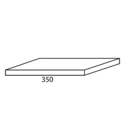 Sanipa 3way Abdeckplatte 35 X 20,2 X 1,65 Cm