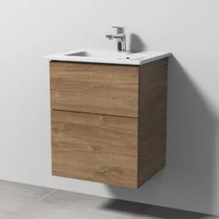 Sanipa 3way Möbelset-1 Inkl. Lichtspiegel "LUCY", 50 Cm, Mit Push To Open