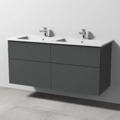 Sanipa 3way Möbelset-1 Inkl. Lichtspiegel "LUCY", 130 Cm, Mit Push To Open