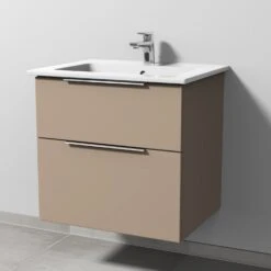 Sanipa 3way Möbelset Inkl. Spiegelschrank "ARND", 65 Cm, Mit Aufsatzgriffen