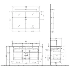 Sanipa 3way Möbelset Inkl. Spiegelschrank "ARND", 120 Cm -Badmöbel Verkäufe sanipa 3way badmoebel sets moebelset inkl 6358201