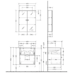 Sanipa 3way Möbelset Inkl. Spiegelschrank "ARND", 60 Cm, Mit Push To Open -Badmöbel Verkäufe sanipa 3way badmoebel sets moebelset inkl 6358225
