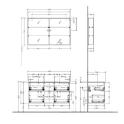 Sanipa 3way Möbelset Inkl. Spiegelschrank "ARND", 120 Cm, Mit Push To Open, Doppelwaschtisch -Badmöbel Verkäufe sanipa 3way badmoebel sets moebelset inkl 6367282