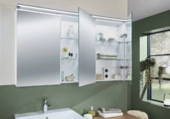 Sanipa 3way Möbelset Inkl. Spiegelschrank "MALTE", 130 Cm, Mit Aufsatzgriffen -Badmöbel Verkäufe sanipa 3way badmoebel sets moebelset inkl 6383536