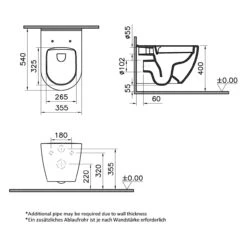 Steinkamp Living 2.0 Wand-WC Tiefspüler Ohne Spülrand -Badmöbel Verkäufe steinkamp badkeramik wcs 10077248