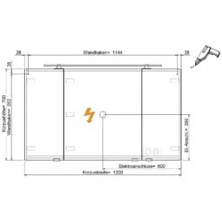 Steinkamp Life 2.0 Badmöbel Set 121 Cm Mit LED-Spiegelschrank -Badmöbel Verkäufe steinkamp badmoebel life 2 moebelsets waschtischkombination 8357890