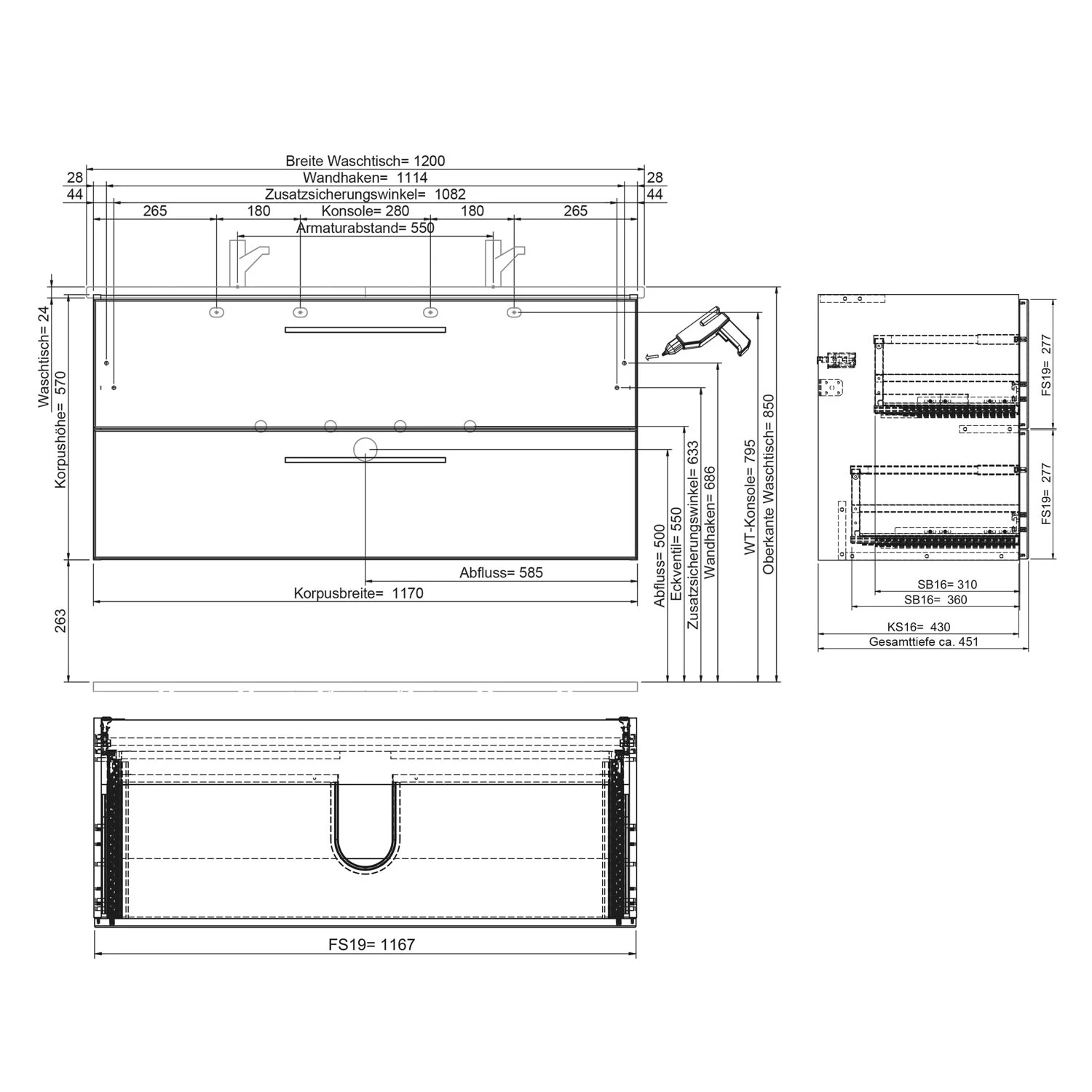 Steinkamp Living 2.0 Badmöbel Set 120 Cm Mit Spiegelschrank 4 Steinkamp Living 2.0 Badmöbel Set 120 Cm Mit Spiegelschrank – Bild 4