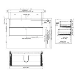 Steinkamp Living 2.0 / GROHE Essence Badmöbel Set 100 Cm Mit Spiegelschrank -Badmöbel Verkäufe steinkamp badmoebel living 2 moebelsets mit 8485411