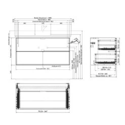 Steinkamp Living 2.0 / GROHE Cube Badmöbel Set 100 Cm Mit Spiegelschrank Inkl. Raumsparsiphon -Badmöbel Verkäufe steinkamp badmoebel living 2 moebelsets mit 8492212