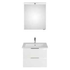 Steinkamp Living 2.0 / Villeroy & Boch Venticello Badmöbel Set 65 Cm Mit Spiegelschrank