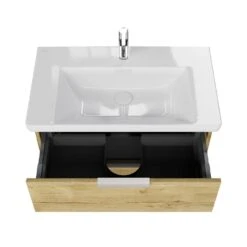 Steinkamp Living 2.0 / Villeroy & Boch Subway 3.0 Badmöbel Set 80 Cm Mit Spiegelschrank -Badmöbel Verkäufe steinkamp badmoebel living 2 sets mit 12465196