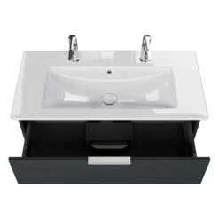 Steinkamp Living 2.0 / Villeroy & Boch Venticello Badmöbel Set 100 Cm Mit Spiegelschrank -Badmöbel Verkäufe steinkamp badmoebel living 2 sets mit 12465331