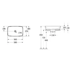 Villeroy & Boch Artis Aufsatzwaschtisch 58 X 38,5 Cm -Badmöbel Verkäufe villeroy boch alle kollektionen artis waschtisch 12257981
