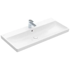 Villeroy & Boch Avento Schrankwaschtisch 100 X 47 Cm, Mit 1 Hahnloch Und Überlauf