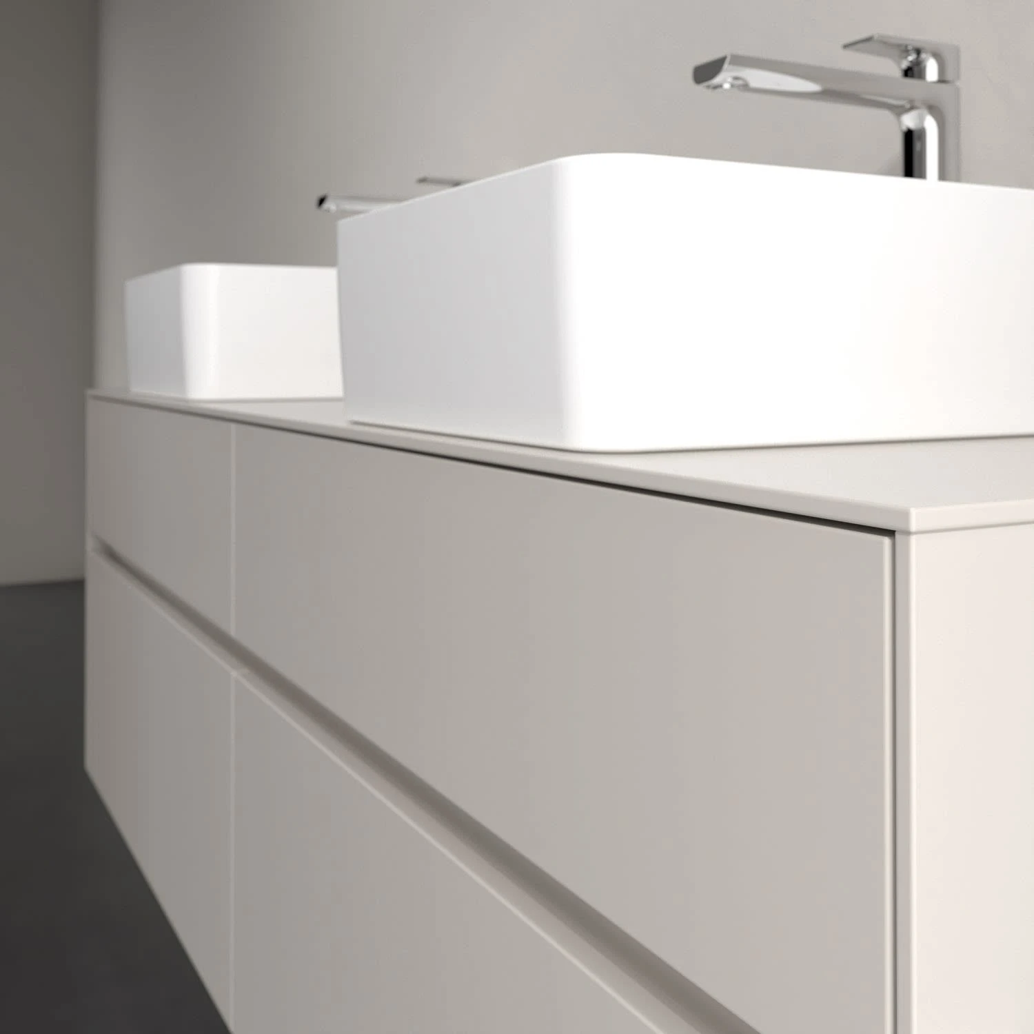 Villeroy & Boch Collaro Waschtischunterschrank 160 X 54,8 Cm Mit 4 Auszügen, Für WT Beidseitig Ohne Auschnitte 4 Villeroy & Boch Collaro Waschtischunterschrank 160 X 54,8 Cm Mit 4 Auszügen, Für WT Beidseitig Ohne Auschnitte – Bild 4