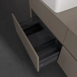 Villeroy & Boch Collaro Waschtischunterschrank 140 X 54,8 Cm Mit 4 Auszügen Und LED Licht, Für WT Beidseitig -Badmöbel Verkäufe villeroy boch alle kollektionen collaro badmoebel 7066554
