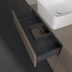 Villeroy & Boch Collaro Waschtischunterschrank 140 X 54,8 Cm Mit 4 Auszügen Und LED Licht, Für WT Beidseitig -Badmöbel Verkäufe villeroy boch alle kollektionen collaro badmoebel 7069395