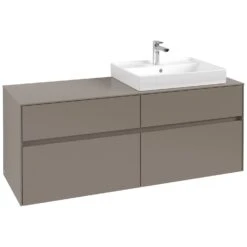 Villeroy & Boch Collaro Waschtischunterschrank 140 X 54,8 Cm Mit 4 Auszügen, Für WT Rechts