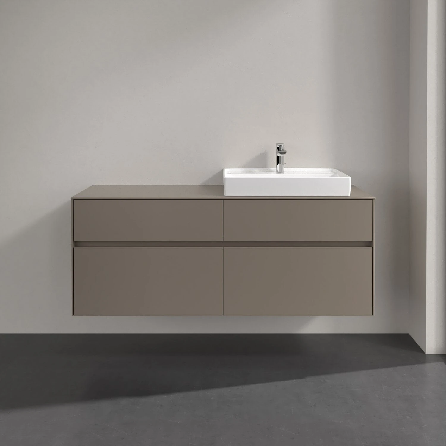 Villeroy & Boch Collaro Waschtischunterschrank 140 X 54,8 Cm Mit 4 Auszügen, Für WT Rechts 2 Villeroy & Boch Collaro Waschtischunterschrank 140 X 54,8 Cm Mit 4 Auszügen, Für WT Rechts – Bild 2