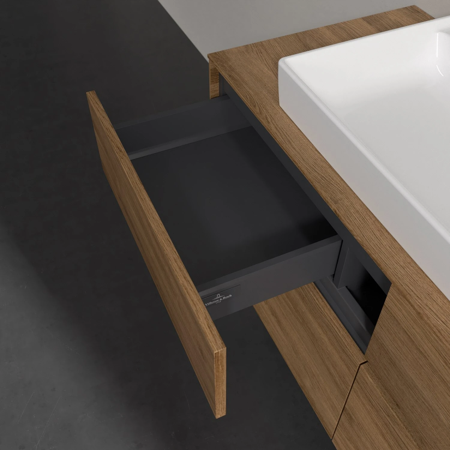 Villeroy & Boch Collaro Waschtischunterschrank 120 X 54,8 Cm Mit 4 Auszügen, Für WT Mittig 7 Villeroy & Boch Collaro Waschtischunterschrank 120 X 54,8 Cm Mit 4 Auszügen, Für WT Mittig – Bild 7