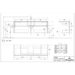 Villeroy & Boch Collaro Waschtischunterschrank 160 X 54,8 Cm Mit 4 Auszügen Und LED Licht, Für WT Mittig 11 Villeroy & Boch Collaro Waschtischunterschrank 160 X 54,8 Cm Mit 4 Auszügen Und LED Licht, Für WT Mittig -Badmöbel Verkäufe villeroy boch alle kollektionen collaro badmoebel 8548618