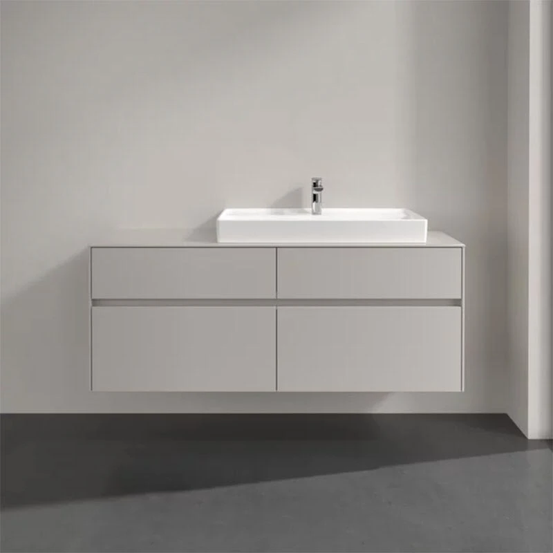Villeroy & Boch Collaro Waschtischunterschrank 140 X 54,8 Cm Mit 4 Auszügen Und LED Licht, Für WT Rechts 2 Villeroy & Boch Collaro Waschtischunterschrank 140 X 54,8 Cm Mit 4 Auszügen Und LED Licht, Für WT Rechts – Bild 2