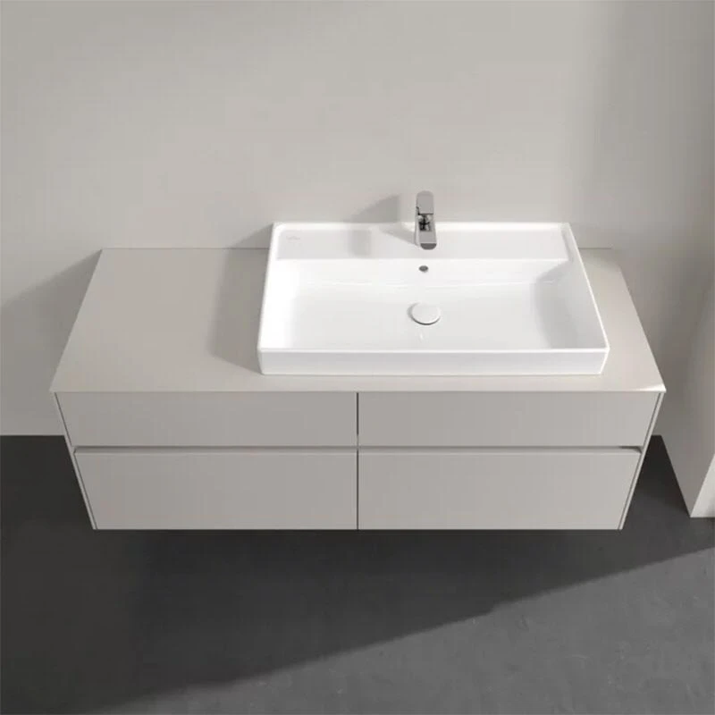 Villeroy & Boch Collaro Waschtischunterschrank 140 X 54,8 Cm Mit 4 Auszügen Und LED Licht, Für WT Rechts 3 Villeroy & Boch Collaro Waschtischunterschrank 140 X 54,8 Cm Mit 4 Auszügen Und LED Licht, Für WT Rechts – Bild 3