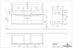 Villeroy & Boch Subway 2.0 Waschtisch-Kombination 130 Cm Mit 4 Auszügen Und Spiegel More To See 14 -Badmöbel Verkäufe villeroy boch alle kollektionen subway 2 3809192