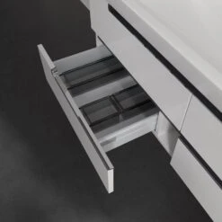 Villeroy & Boch Subway 2.0 Waschtischunterschrank 128,7 Cm, Griffe Chromfarbig Glänzend, 4 Auszüge -Badmöbel Verkäufe villeroy boch alle kollektionen subway 2 9405353