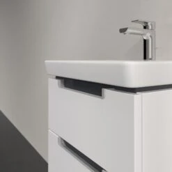 Villeroy & Boch Subway 2.0 Waschtischunterschrank XXL 44 Cm, Griffe Silberfarbig Matt, 2 Auszüge -Badmöbel Verkäufe villeroy boch alle kollektionen subway 2 9409928