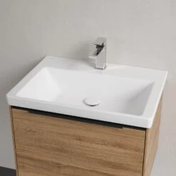 Villeroy & Boch Subway 3.0 Badmöbel-Set 65 Cm, Griff Volcano Black, 1 Auszug