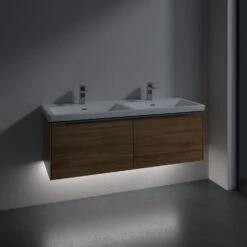 Villeroy & Boch Subway 3.0 Badmöbel-Set 130 Cm Mit Beleuchtung, 2 Auszüge, Doppelwaschtisch -Badmöbel Verkäufe villeroy boch alle kollektionen subway 3 10368770