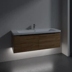 Villeroy & Boch Subway 3.0 Badmöbel-Set 130 Cm Mit Beleuchtung, Griff Volcano Black, 2 Auszüge -Badmöbel Verkäufe villeroy boch alle kollektionen subway 3 10369196