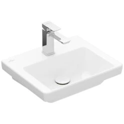 Villeroy & Boch Subway 3.0 Handwaschbecken 45 Cm, Mit 1 Hahnloch, Ohne Überlauf
