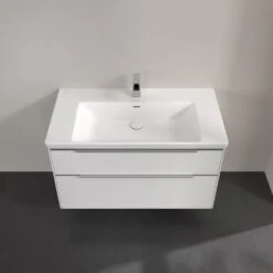 Villeroy & Boch Subway 3.0 Waschtischunterschrank 97,3 Cm, 2 Auszüge, Griffe Glänzend, Mit LED-Licht -Badmöbel Verkäufe villeroy boch alle kollektionen subway 3 9552266
