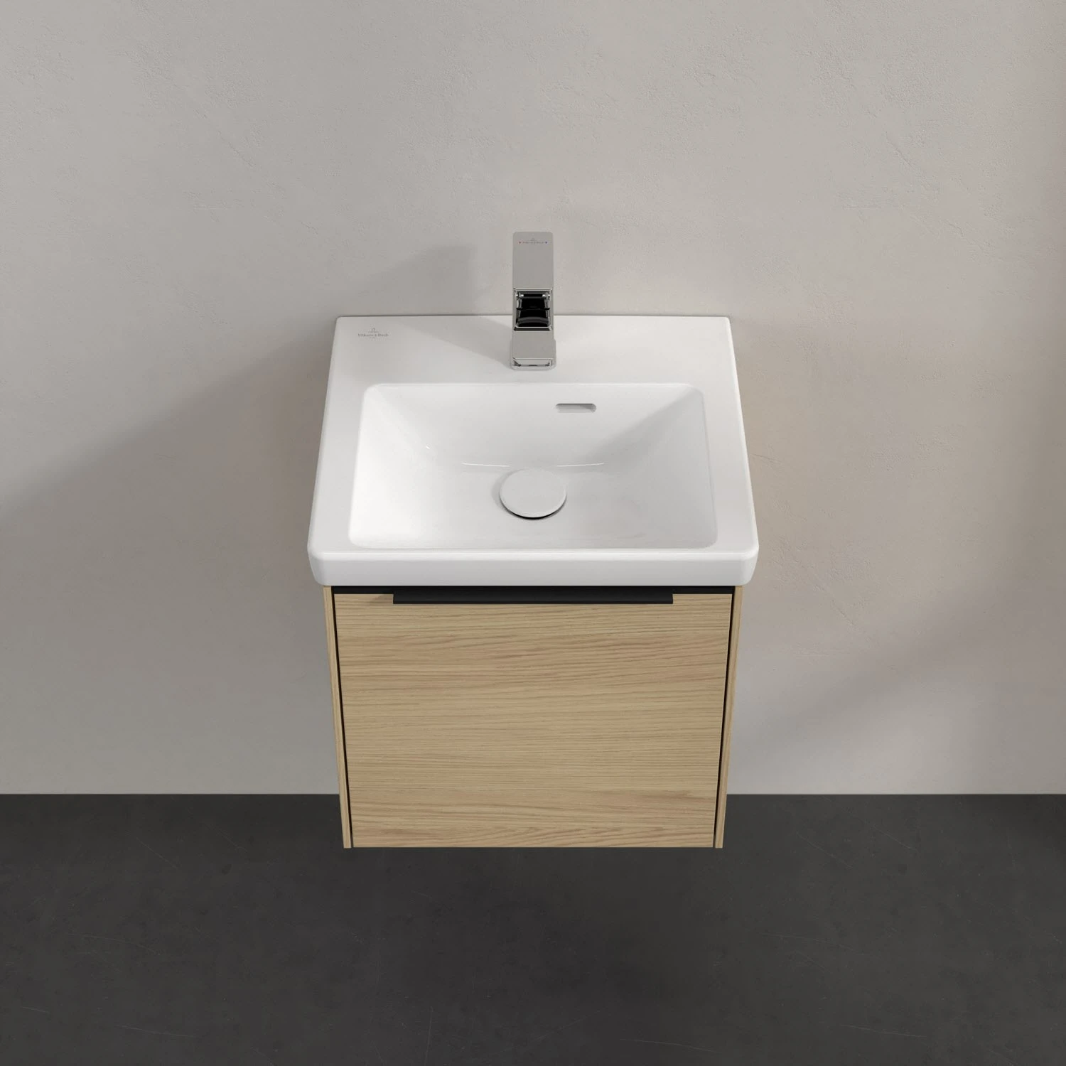 Villeroy & Boch Subway 3.0 Waschtischunterschrank 42,3 Cm, 1 Tür, Anschlag Rechts, Griff Volcano Black 3 Villeroy & Boch Subway 3.0 Waschtischunterschrank 42,3 Cm, 1 Tür, Anschlag Rechts, Griff Volcano Black – Bild 3