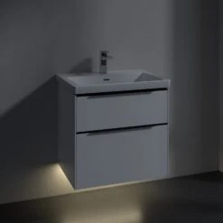 Villeroy & Boch Subway 3.0 Waschtischunterschrank 62,2 Cm, 2 Auszüge, Griffe Volcano Black, Mit LED-Licht -Badmöbel Verkäufe villeroy boch alle kollektionen subway 3 9555263