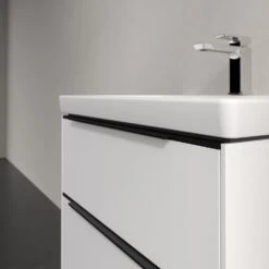 Villeroy & Boch Subway 3.0 Waschtischunterschrank 62,2 Cm, 2 Auszüge, Griffe Volcano Black, Mit LED-Licht -Badmöbel Verkäufe villeroy boch alle kollektionen subway 3 9557294