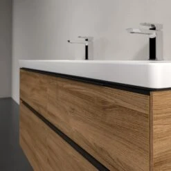 Villeroy & Boch Subway 3.0 Waschtischunterschrank 127,2 Cm, 4 Auszüge, Griffe Volcano Black, Mit LED-Licht -Badmöbel Verkäufe villeroy boch alle kollektionen subway 3 9558545