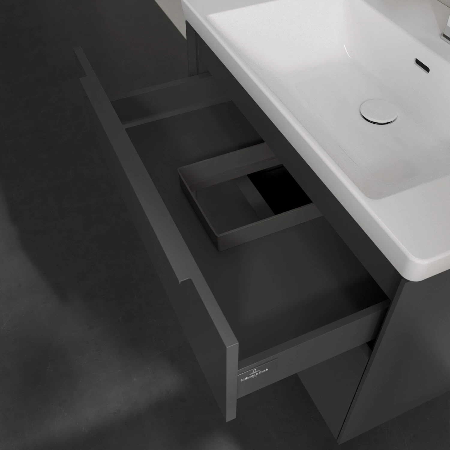 Villeroy & Boch Subway 3.0 Waschtischunterschrank 77,2 Cm, 2 Auszüge, Griffe Monochrom, Ohne LED-Licht 7 Villeroy & Boch Subway 3.0 Waschtischunterschrank 77,2 Cm, 2 Auszüge, Griffe Monochrom, Ohne LED-Licht – Bild 7