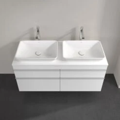 Villeroy & Boch Venticello Waschtischunterschrank XXL 125,7 Cm Für 2 Aufsatzbecken -Badmöbel Verkäufe villeroy boch alle kollektionen venticello badmoebel 9389135