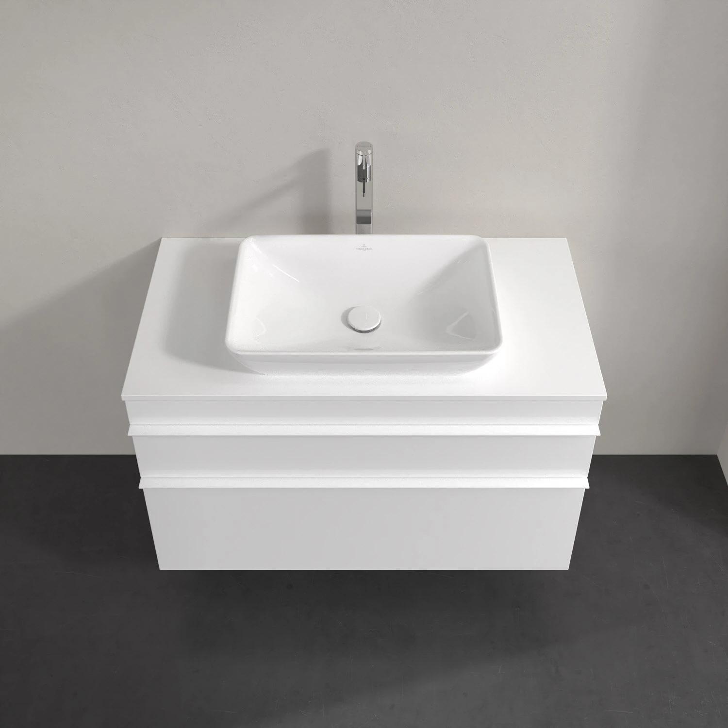 Villeroy & Boch Venticello Waschtischunterschrank XXL 95,7 Cm Für Aufsatzbecken Mittig 3 Villeroy & Boch Venticello Waschtischunterschrank XXL 95,7 Cm Für Aufsatzbecken Mittig – Bild 3